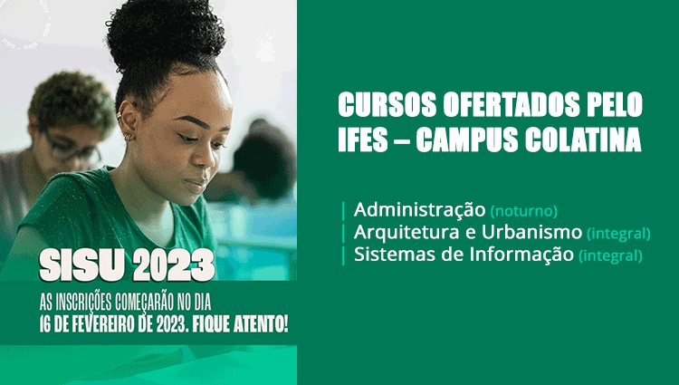 Ingresse em nossos cursos de graduação pelo Sisu 2023